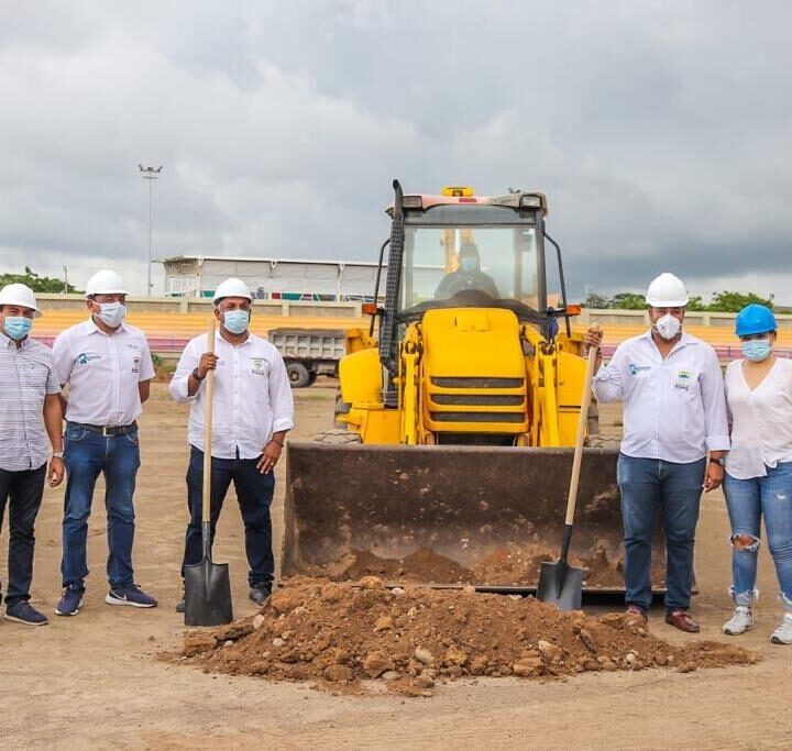 Iniciaron las obras de remodelación del estadio Federico Serrano Soto