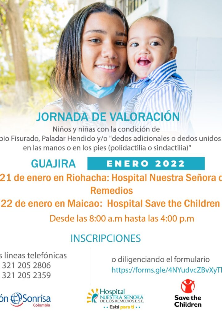 Fundación Operación Sonrisa inicia el 2022 con una nueva jornada de valoraciones en La Guajira