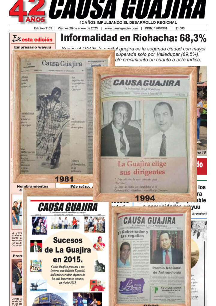 Causa Guajira, 42 años