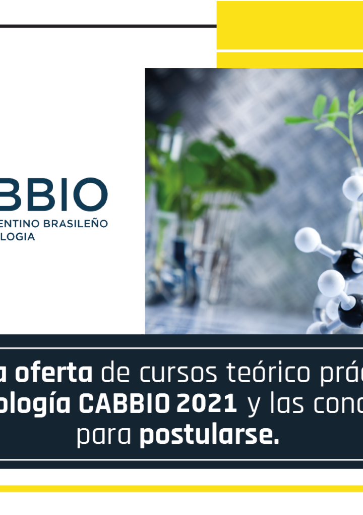 Abiertas las inscripciones para participar en los cursos de formación en biotecnología CABBIO 2021