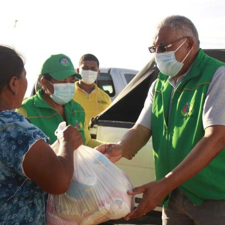 “Coindesoem Solidario” llegó hasta Uribia con ayudas humanitarias para familias damnificadas