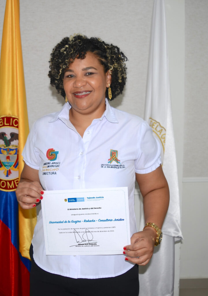 Consultorio Jurídico de Uniguajira recibe reconocimiento por atención inclusiva
