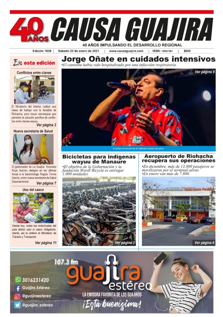 Nuestra edición de hoy sábado 23/01/2021