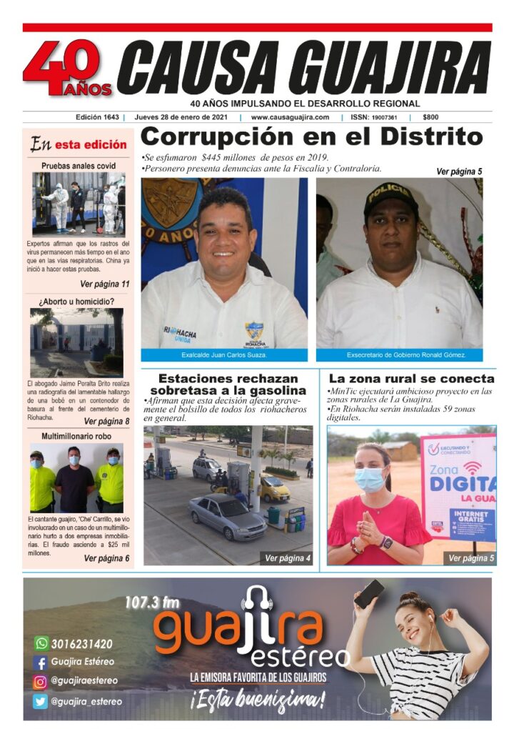 Nuestra edición de hoy jueves 28/01/2021
