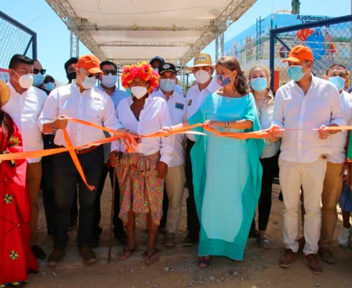 Guajira Azul con obras y resultados: 15 proyectos terminados y 14 más en ejecución