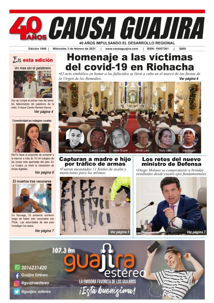 Nuestra edición de hoy miércoles 03/02/2021