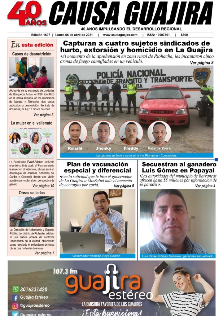 Nuestra edición de hoy martes 06/04/2021