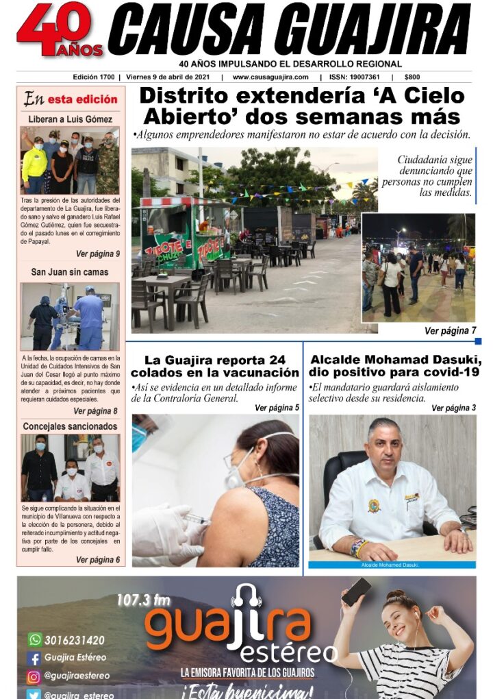 Nuestra edición de hoy viernes 09/04/2021