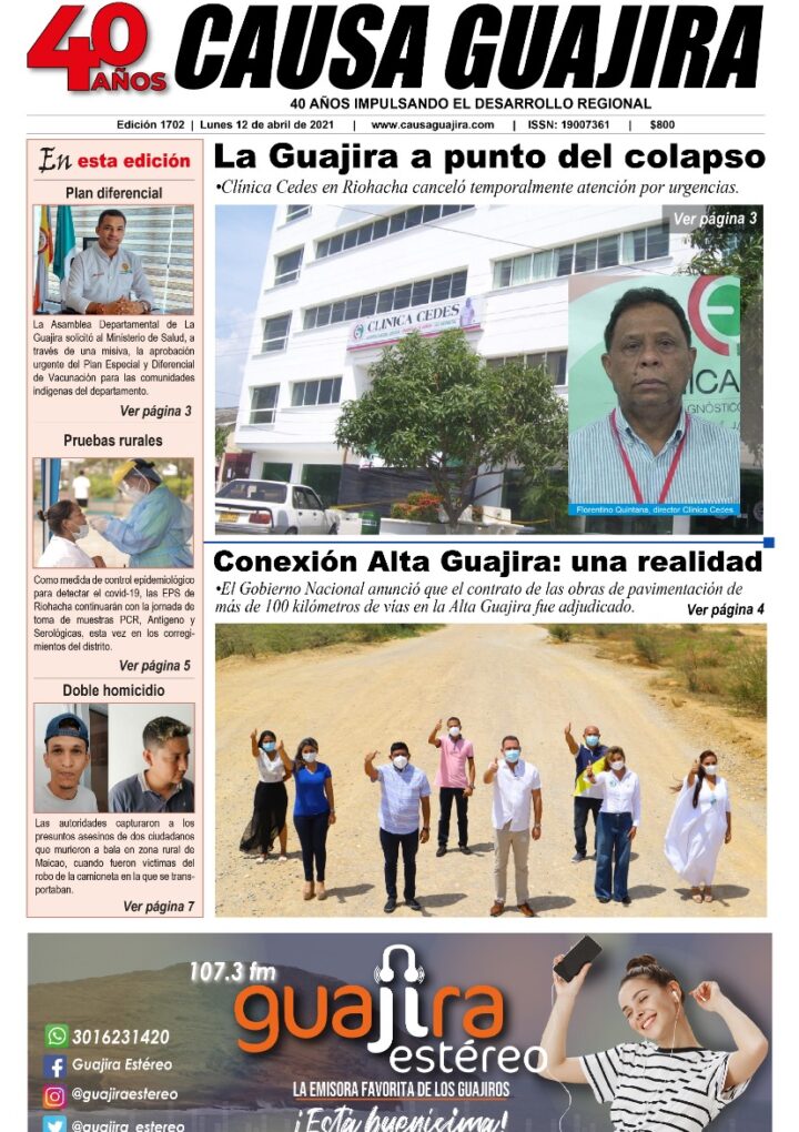 Nuestra edición del lunes 12/04/2021