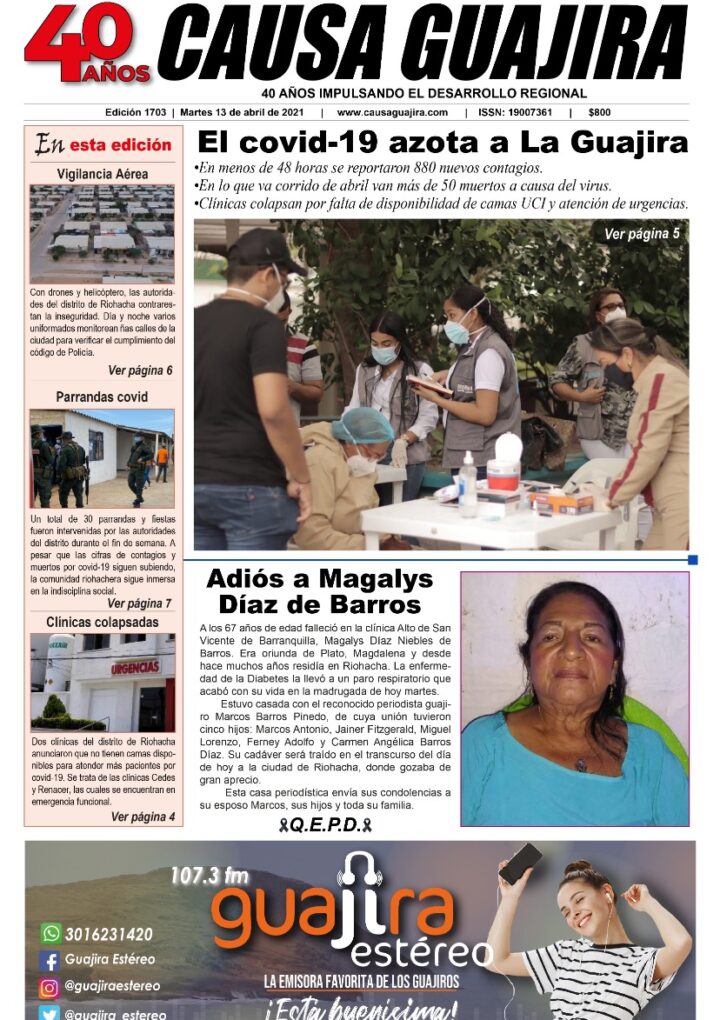 Nuestra edición del martes 13/04/2021