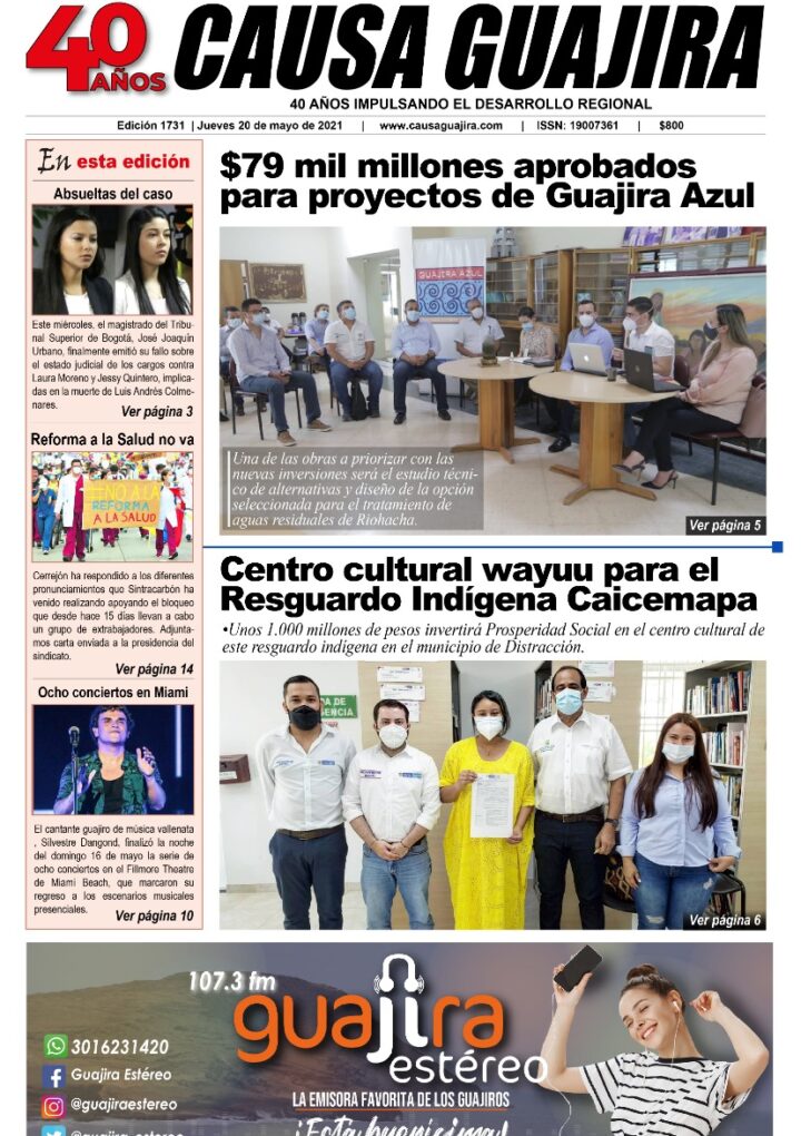 Nuestra edición de hoy jueves 20/05/2021