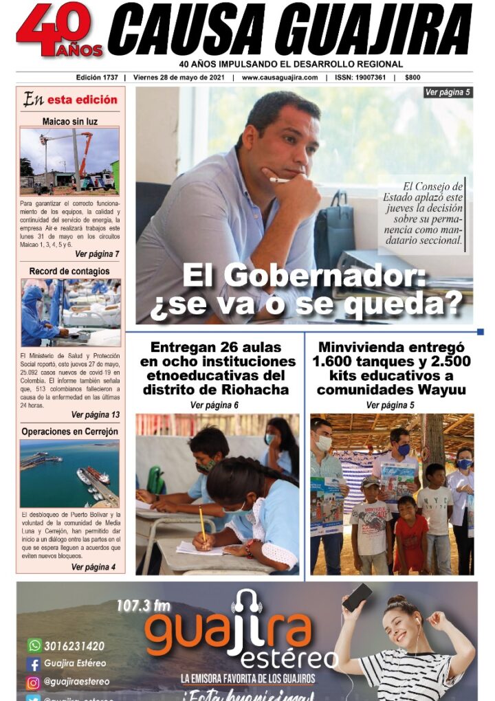 Nuestra edición del viernes 28/05/2021