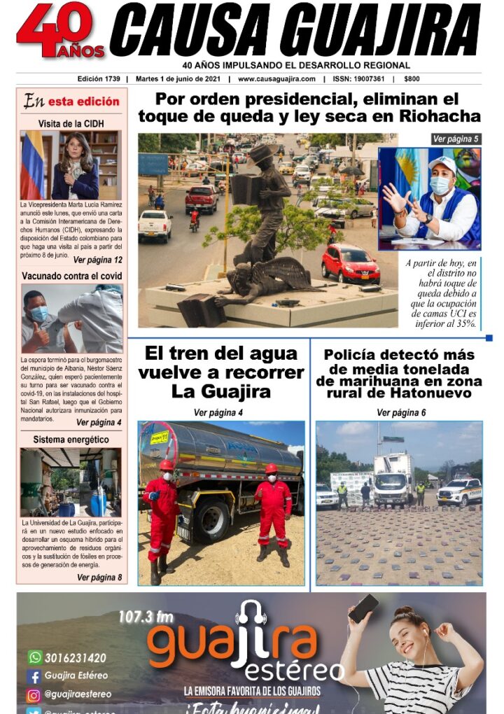 Nuestra edición de hoy martes 1/06/2021