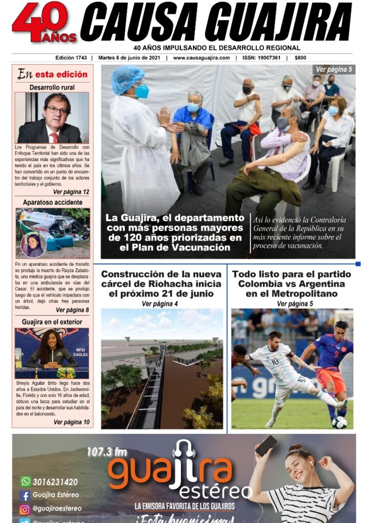 Nuestra edición de hoy martes 8/06/2021