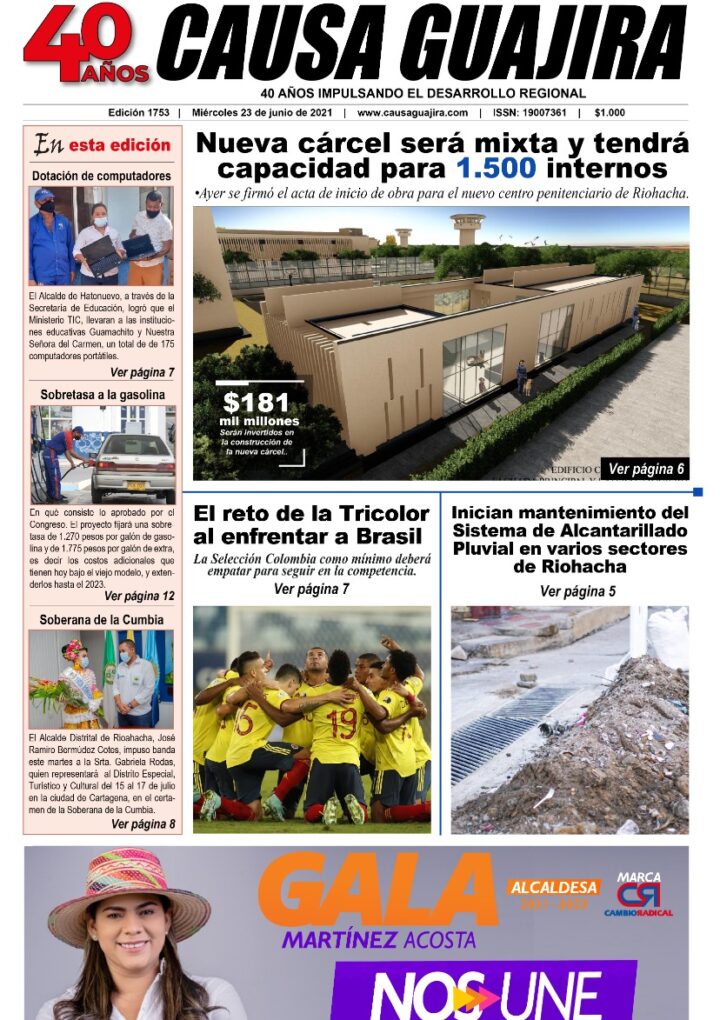 Nuestra edición de hoy miércoles 23/06/2021