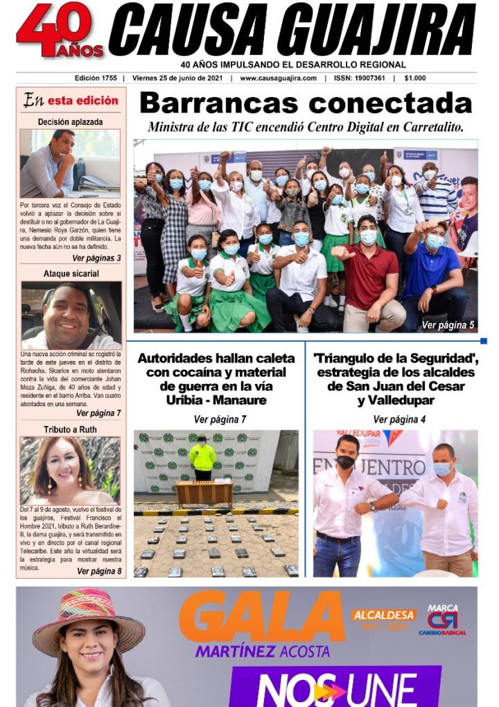 Nuestra edición de hoy viernes 25/06/2021
