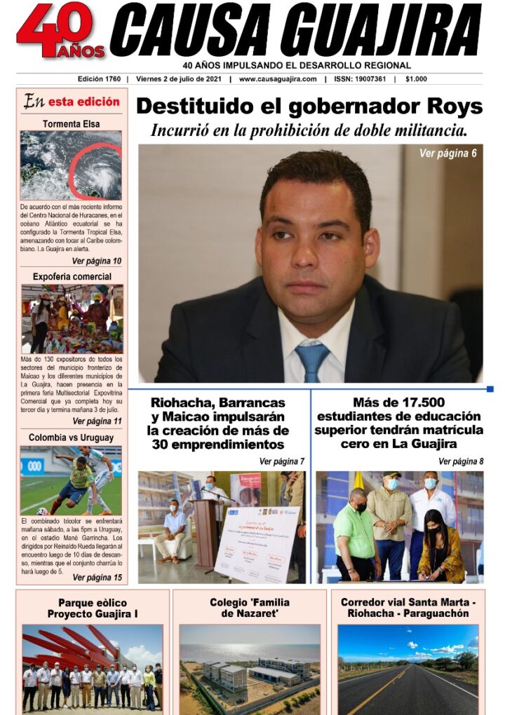 Nuestra edición de hoy viernes 2/07/2021