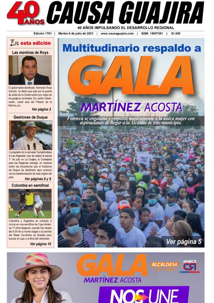 Nuestra edición de hoy martes 6/07/2021