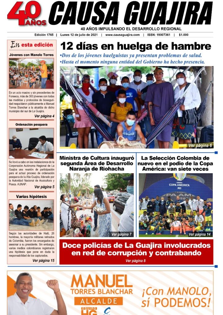Nuestra edición de hoy lunes 12/07/2021