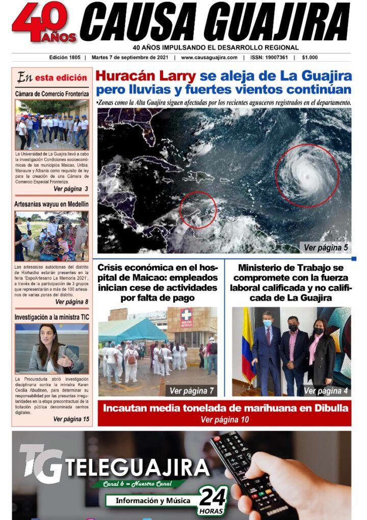 Nuestra edición de hoy martes 7/09/2021