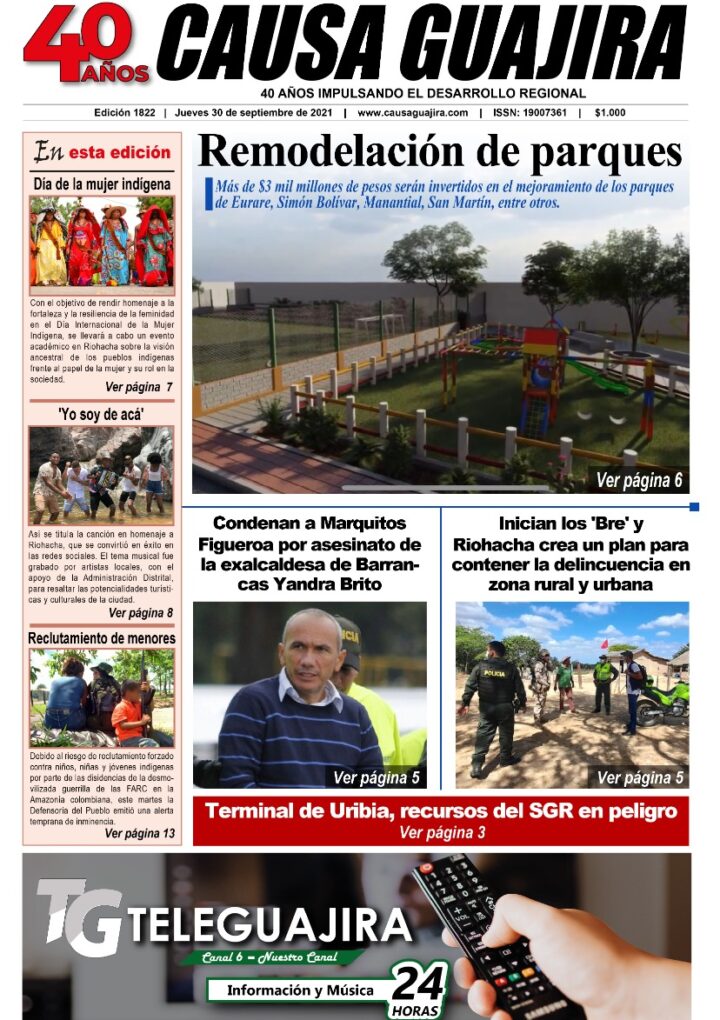 Nuestra edición de hoy jueves 30/09/2021