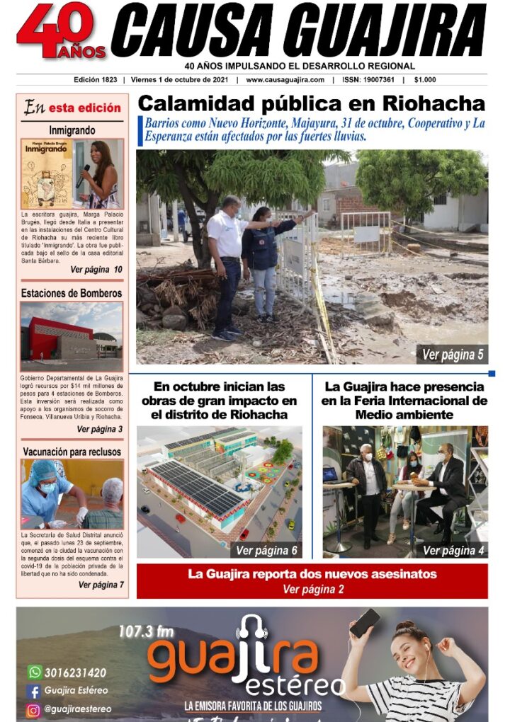 Nuestra edición de hoy viernes 1/10/2021