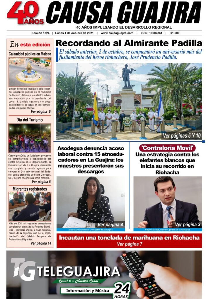 Nuestra edición de hoy lunes 4/10/2021