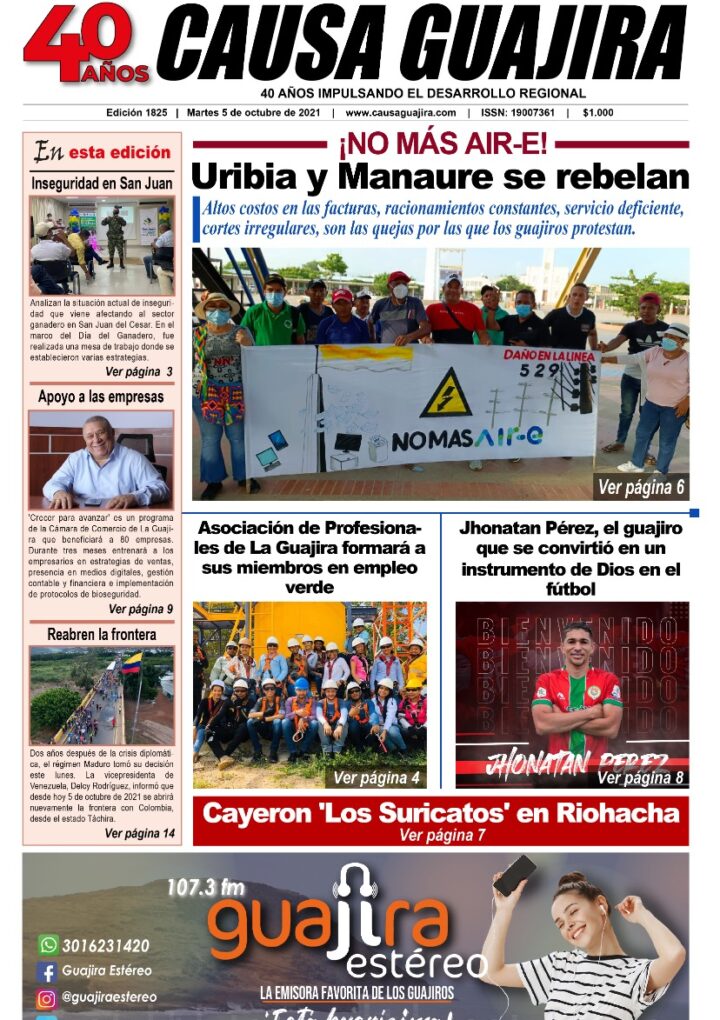 Nuestra edición de hoy martes 5/10/2021
