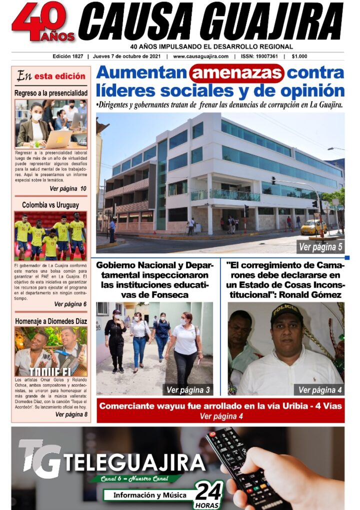 Nuestra edición del jueves 7/10/2021
