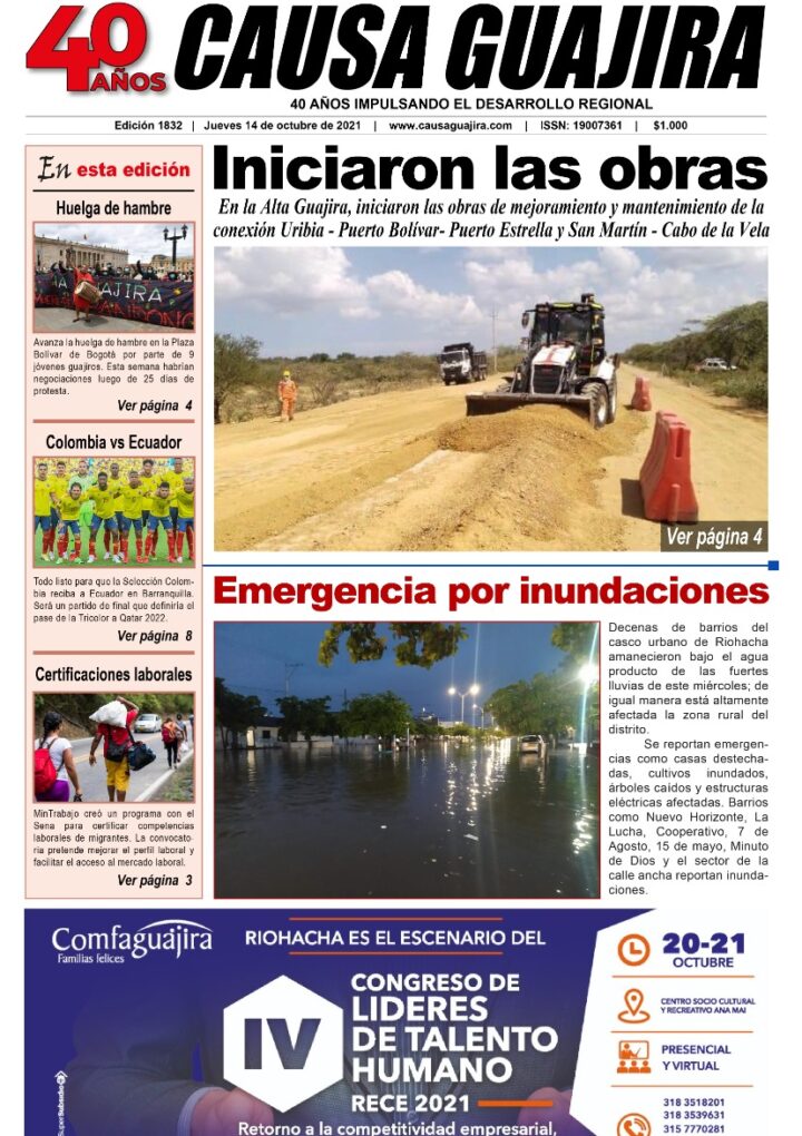 Nuestra edición de hoy jueves 14/10/2021