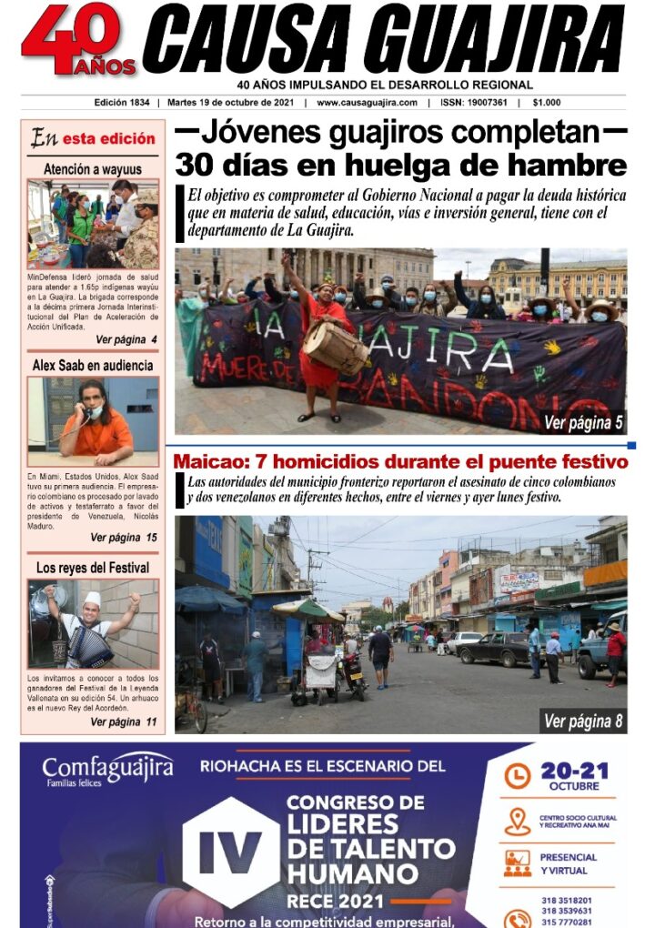 Nuestra edición de hoy martes 19/10/2021