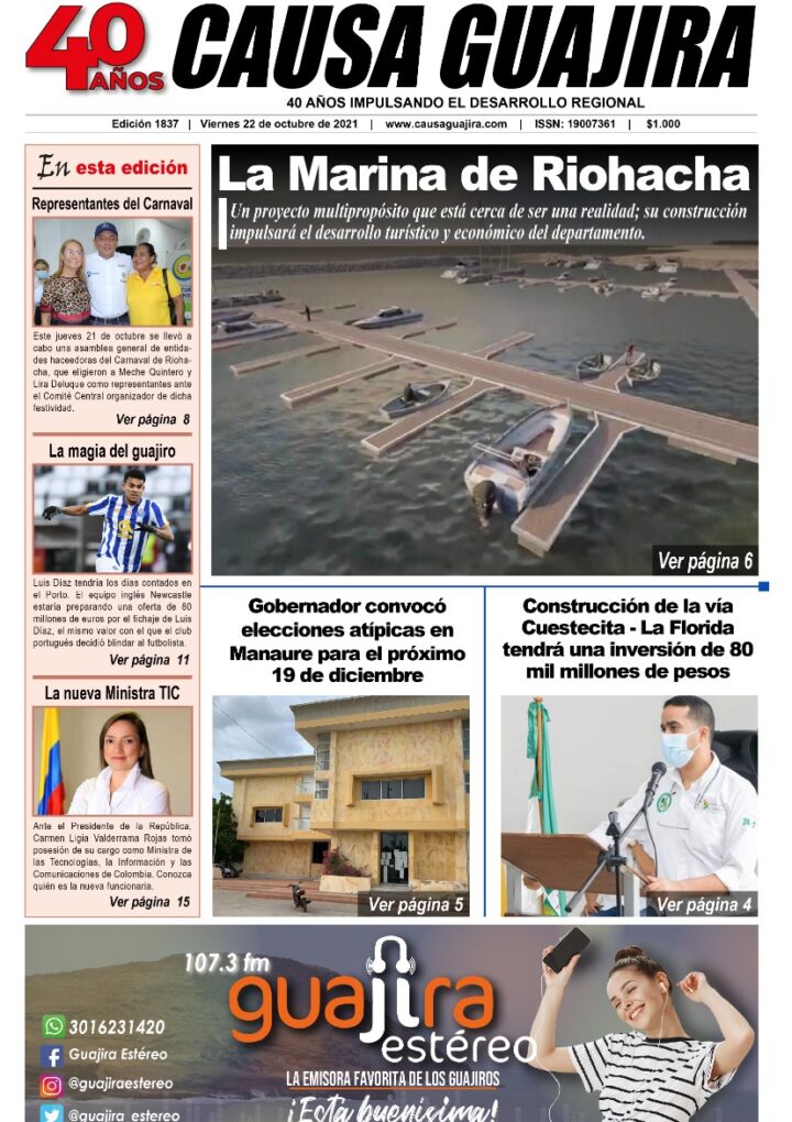 Nuestra edición de hoy viernes 22/10/2021