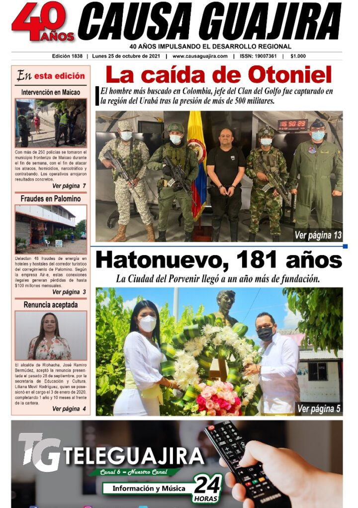 Nuestra edición de hoy lunes 25/10/2021