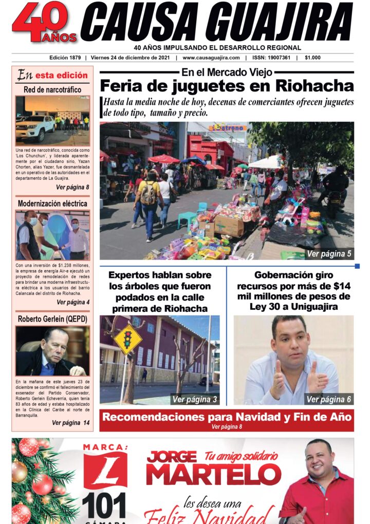 Nuestra edición de hoy viernes 24/12/2021