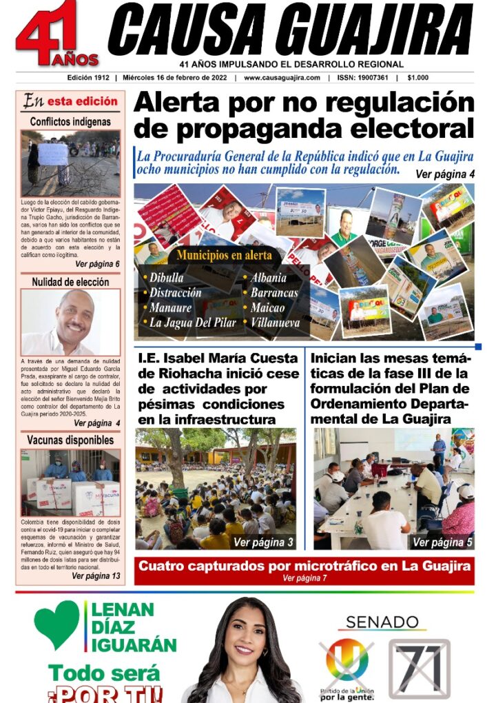 Nuestra edición de hoy miércoles 16/02/2022
