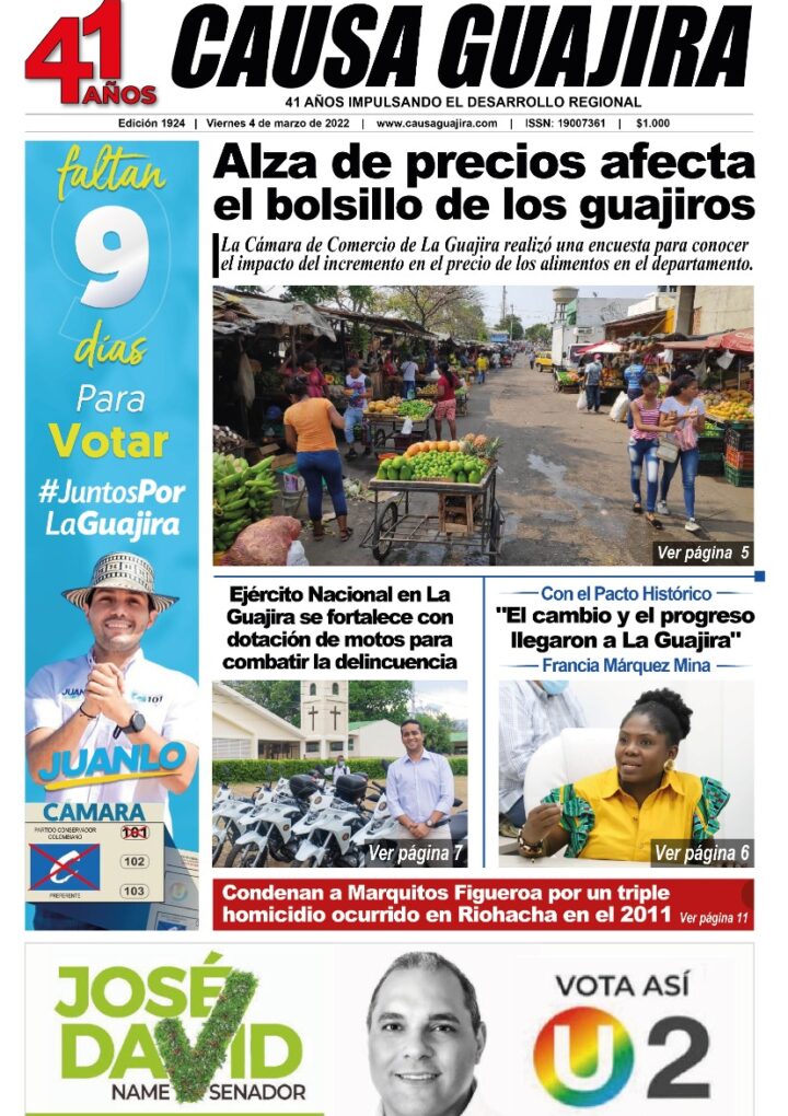 Nuestra edición de hoy viernes 04/03/2022