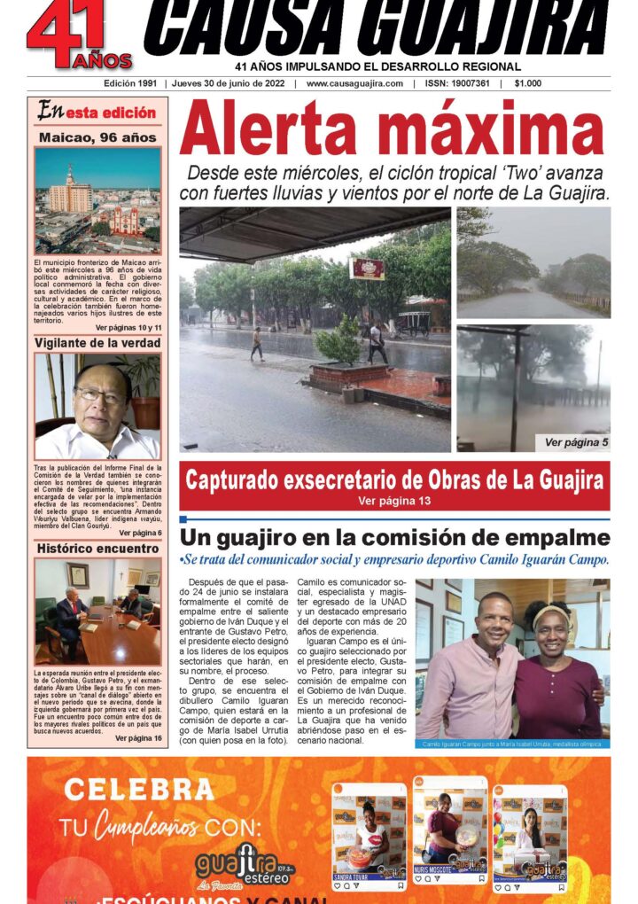 Nuestra edición de hoy jueves 30/06/2022
