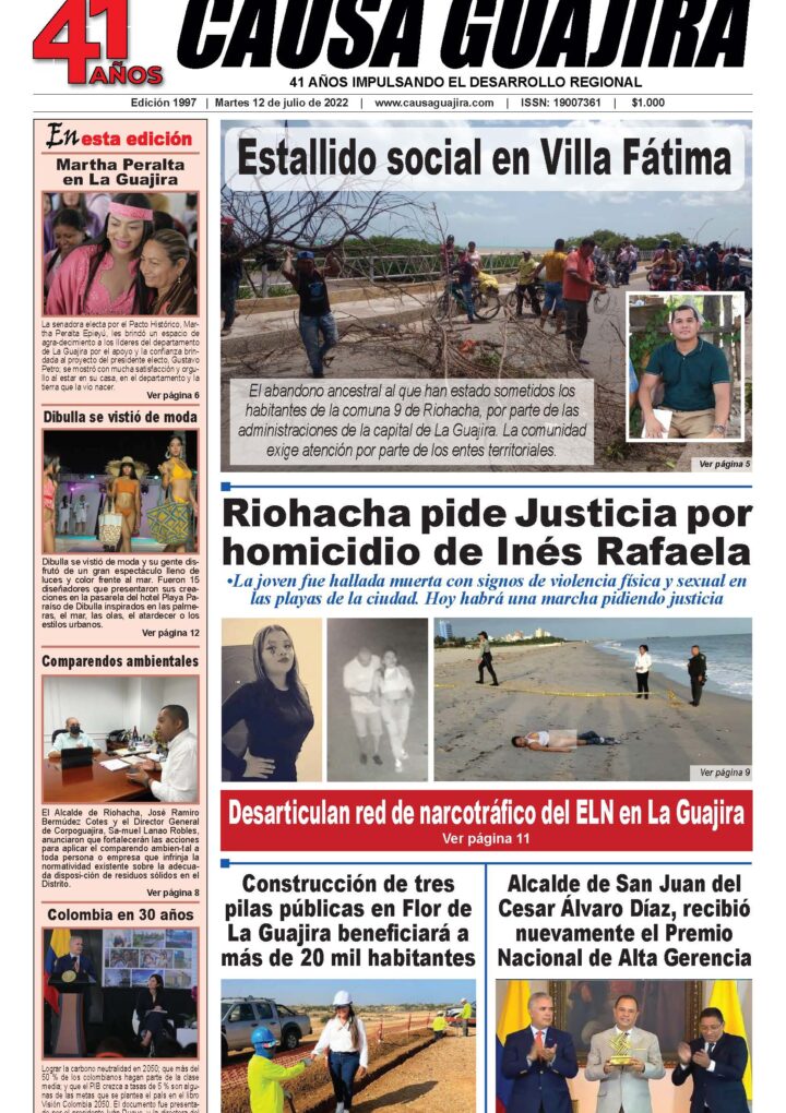 Nuestra edición de hoy martes 12/07/2022