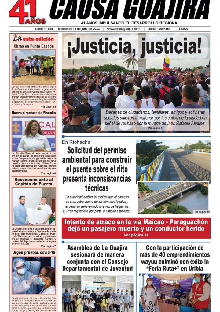 Nuestra edición de hoy miércoles 13/07/2022