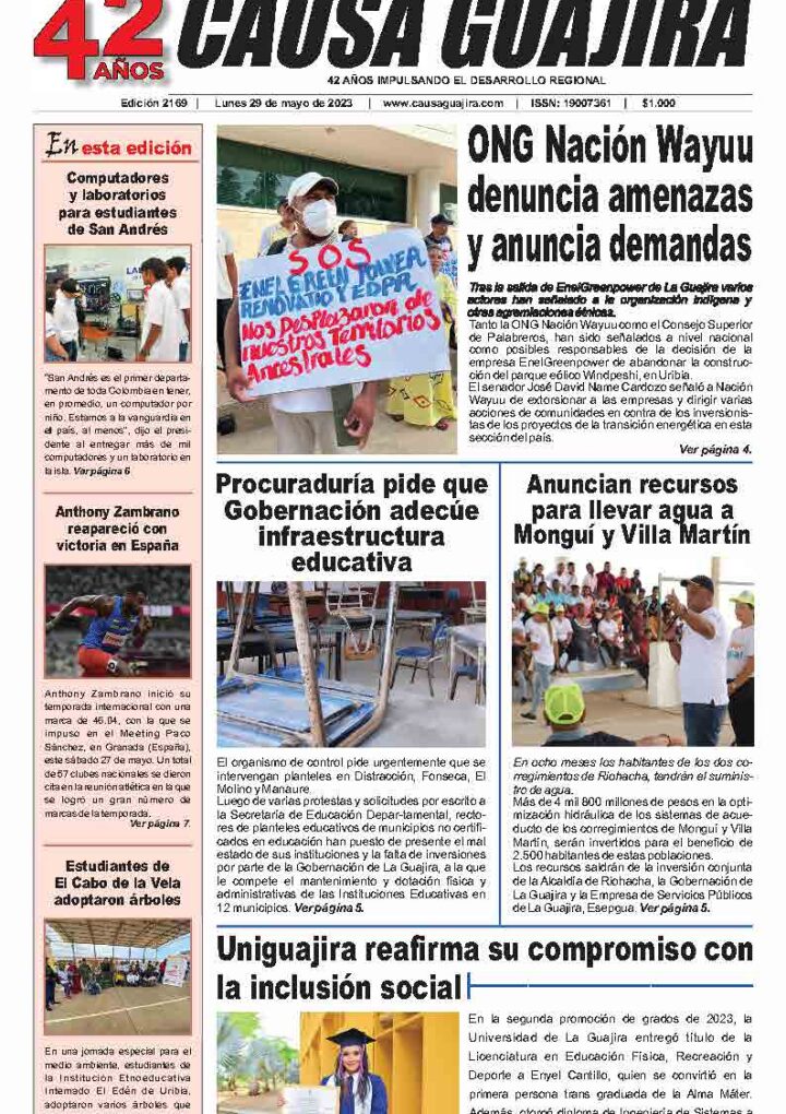 Nuestra edición de hoy lunes 29 de mayo de 2023