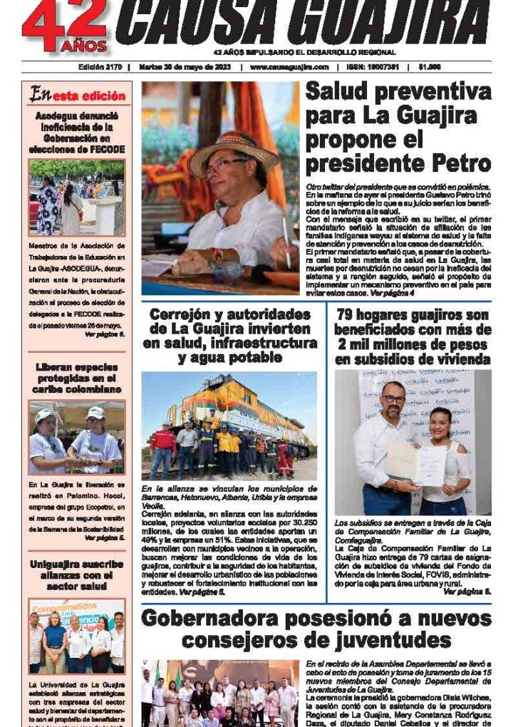 Nuestra edición de hoy martes 30 de mayo de 2023