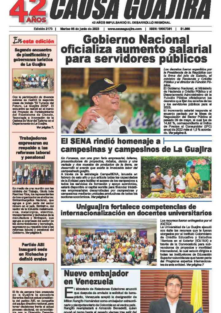 Nuestra edición de hoy martes 6 de junio de 2023