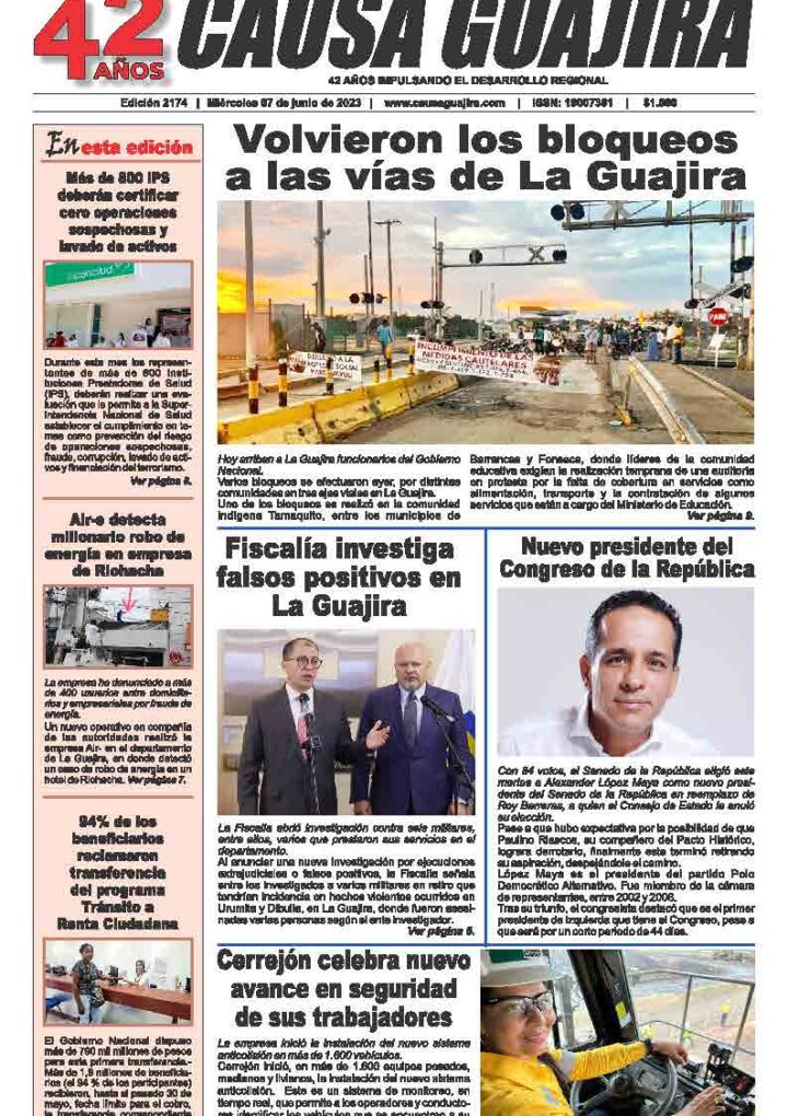 Nuestra edición de hoy miércoles 7 de junio de 2023