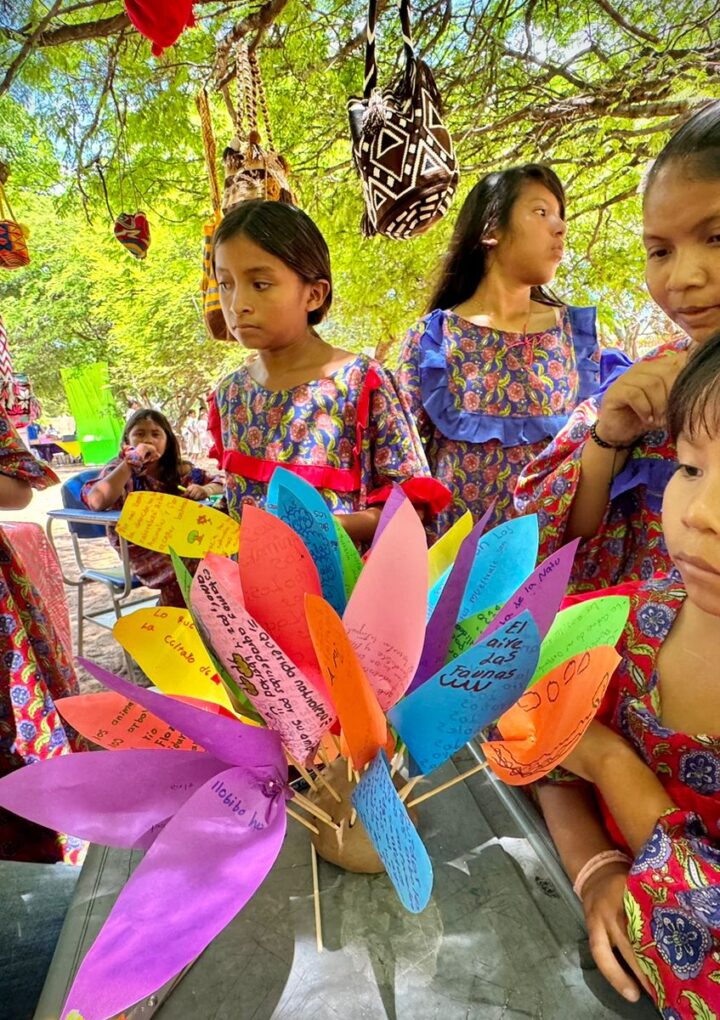 Cuidar el agua y la tierra es esencial para seguir creando: niñez wayuu